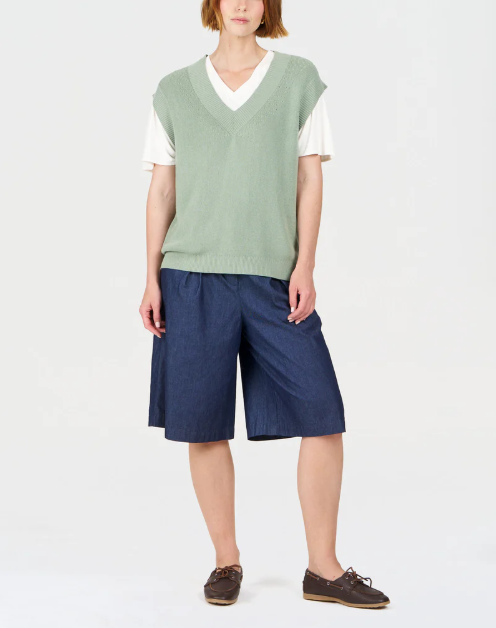 Organic Linen Cotton Vest